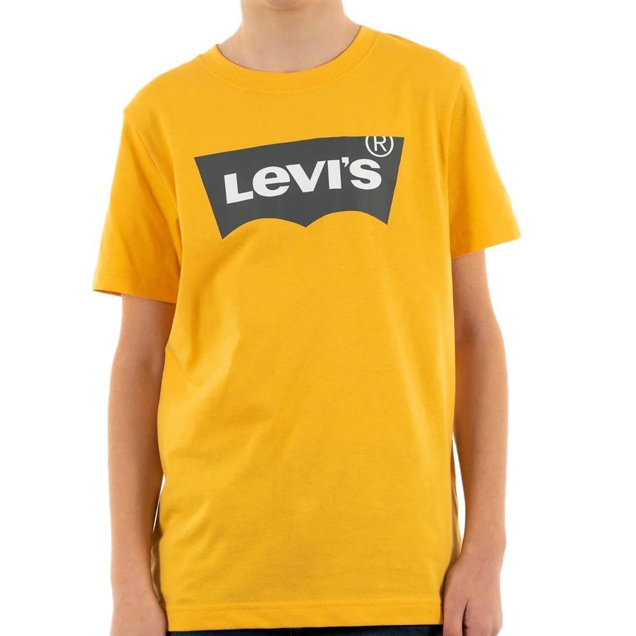 Levi's T-shirt Jaune/Noir Garçon Levi's  9E8157. Coloris disponibles : Jaune