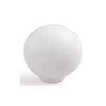 ESTAMP Bouton poli dur diamètre 34mm blanc avec vis ESTAMP 5001002