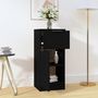 Voir la diapositive 3 : VIDAXL Buffet noir 30x30x70 cm bois d ingénierie