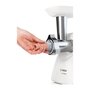 Voir la diapositive 6 : BOSCH Hachoir a viande SmartPower - BOSCH - MFW2520W - 2 grilles de hachoir - Garnisseur de saucisses - Blanc