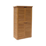 Habitat et Jardin Armoire de jardin  Space  - 87 x 46.5 x 160 cm - Marron