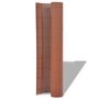 Voir la diapositive 2 : VIDAXL Cloture de jardin Double face PVC 90 x 300 cm Marron