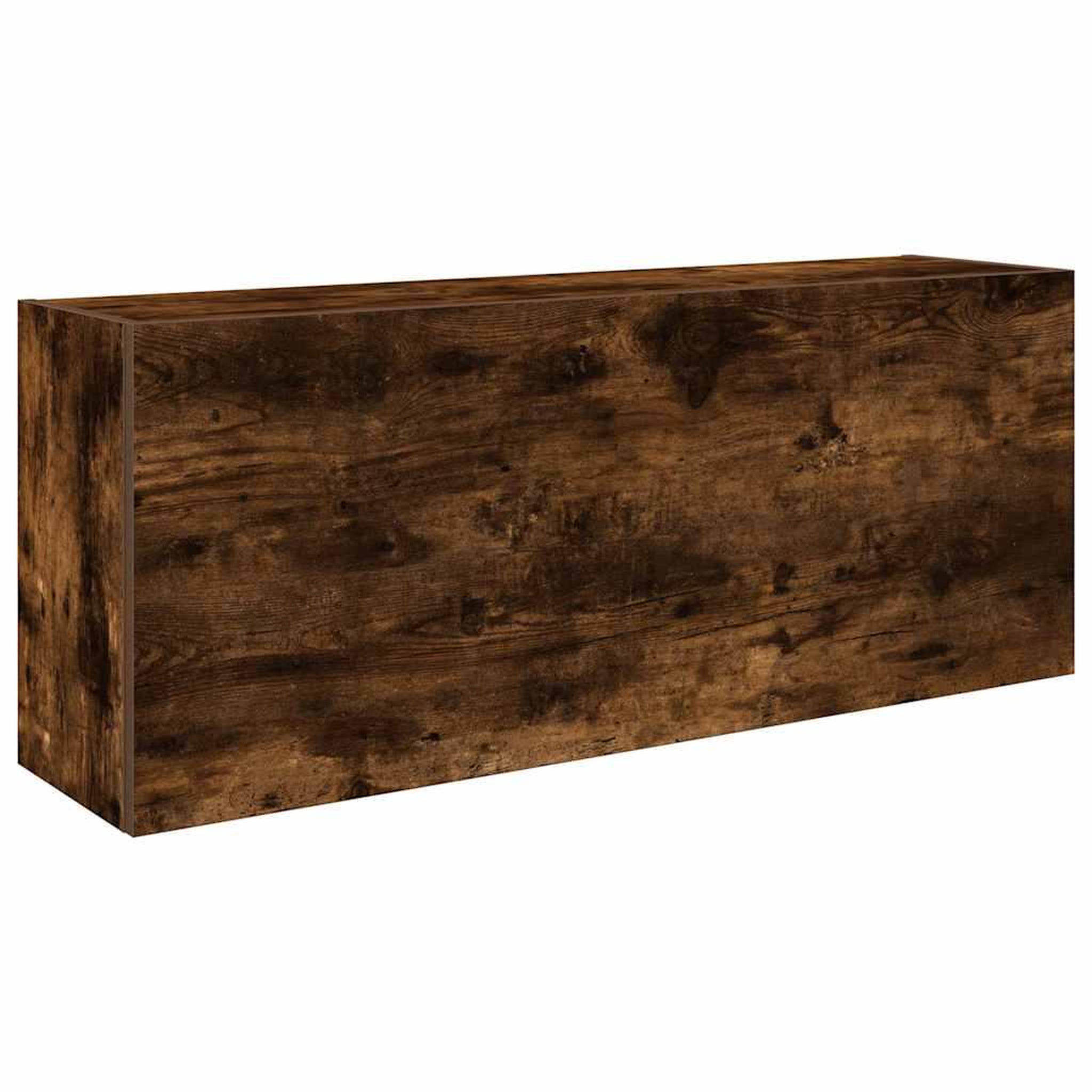 Voir la diapositive 2 : VIDAXL Armoire murale de bain chene fume 100x25x40cm bois d'ingenierie
