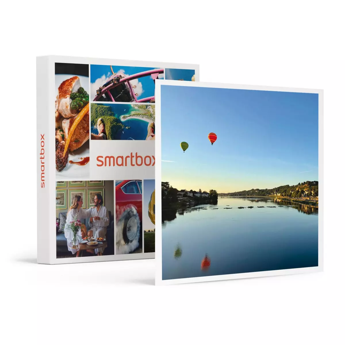 Smartbox Vol en montgolfière pour 2 au-dessus de la vallée de la Loire le matin en semaine - Coffret Cadeau Sport & Aventure