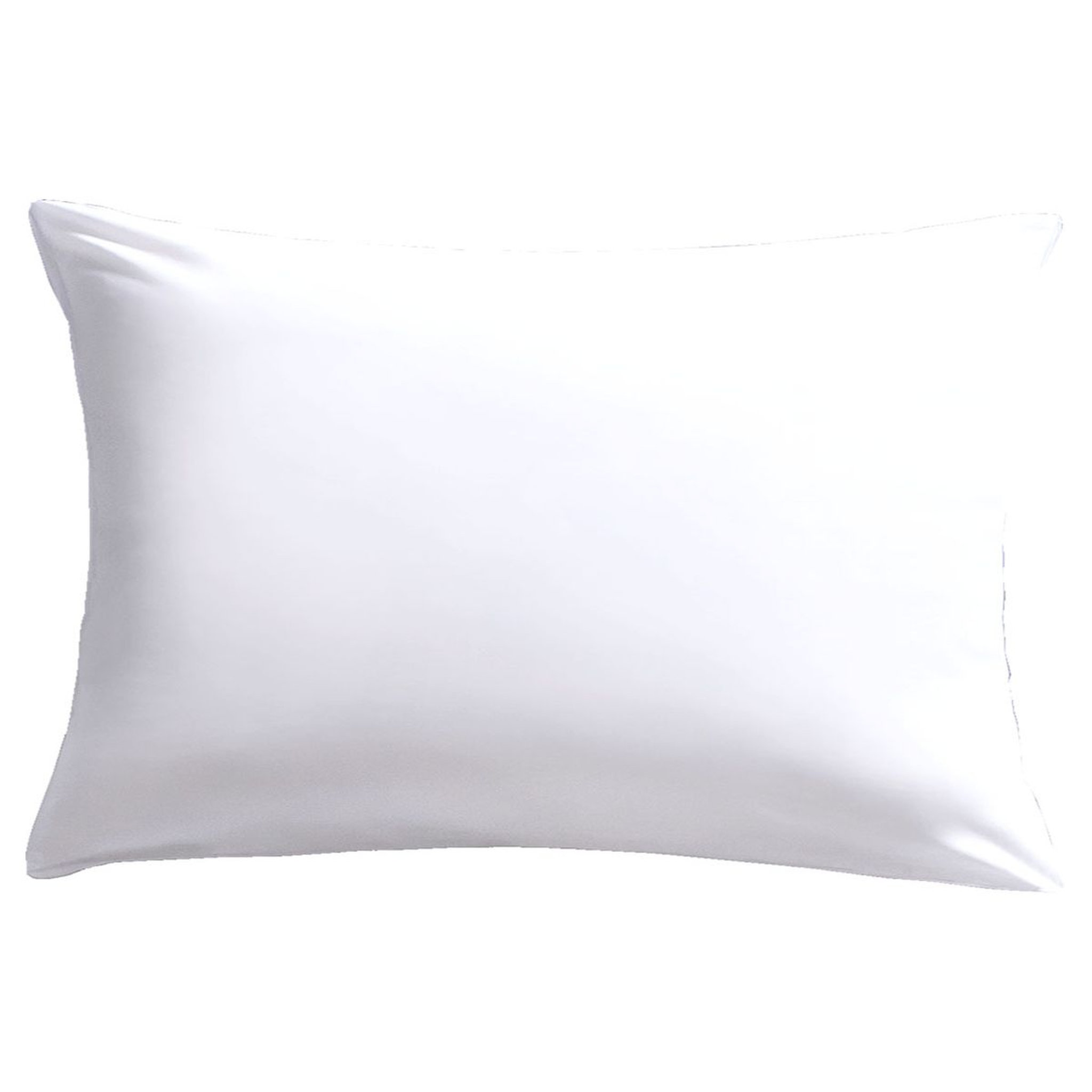 Taie d'oreiller unie en microfibre 