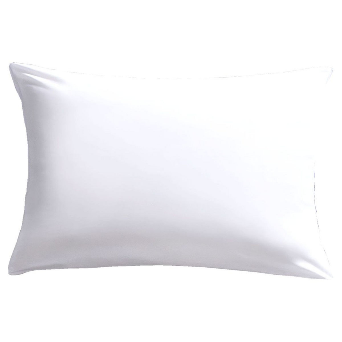 Taie d'oreiller unie en microfibre 