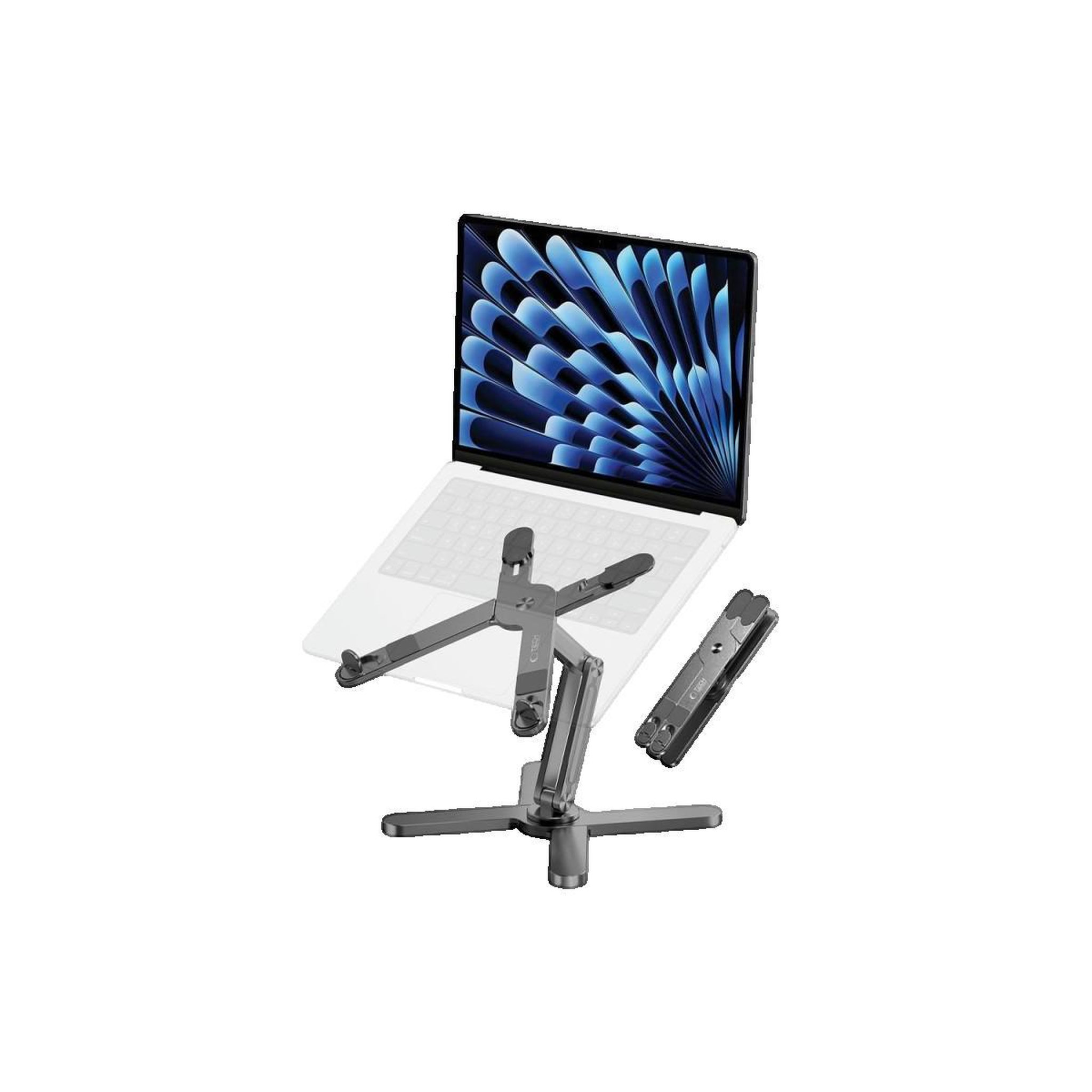 Voir la diapositive 2 : PROTECT EXPERT Support pour ordinateur portable Tech-Protect ULS200 gris aluminium