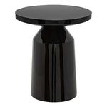 ATMOSPHERA Table d'appoint ronde en métal SITA. Coloris disponibles : Beige