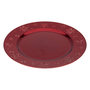 Voir la diapositive 2 : ATMOSPHERA Lot de 12 dessous d'assiette Flocon Diam 33 cm - Rouge