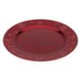 Voir la diapositive 2 : ATMOSPHERA Lot de 12 dessous d'assiette Flocon Diam 33 cm - Rouge