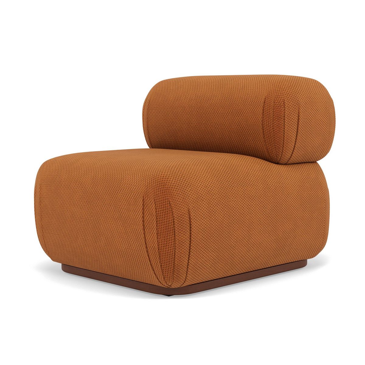 LISA DESIGN Penelope - module d'assise en velours texturé