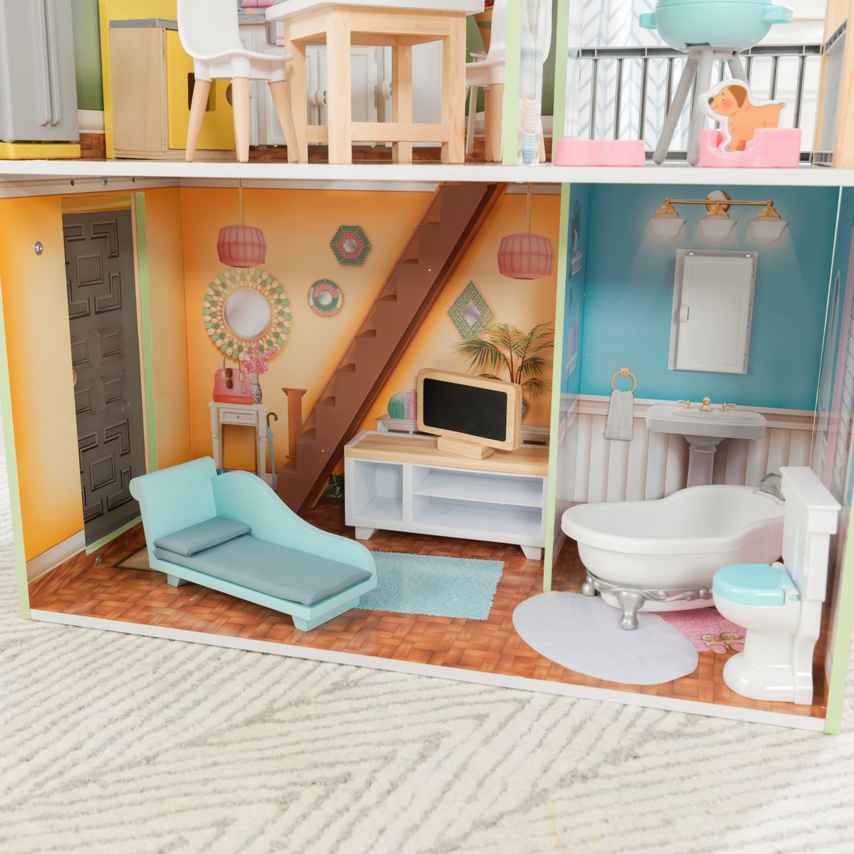Kidkraft Maison Hallie en bois pour poupées de 30 cm