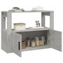 Voir la diapositive 5 : VIDAXL Buffet Gris beton 80x30x60 cm Bois d'ingenierie