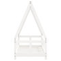 Voir la diapositive 4 : VIDAXL Cadre de lit pour enfant blanc 70x140 cm bois de pin massif