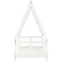 Voir la diapositive 4 : VIDAXL Cadre de lit pour enfant blanc 70x140 cm bois de pin massif