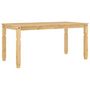 Voir la diapositive 2 : VIDAXL Table a manger  160x80x75 cm bois massif de pin