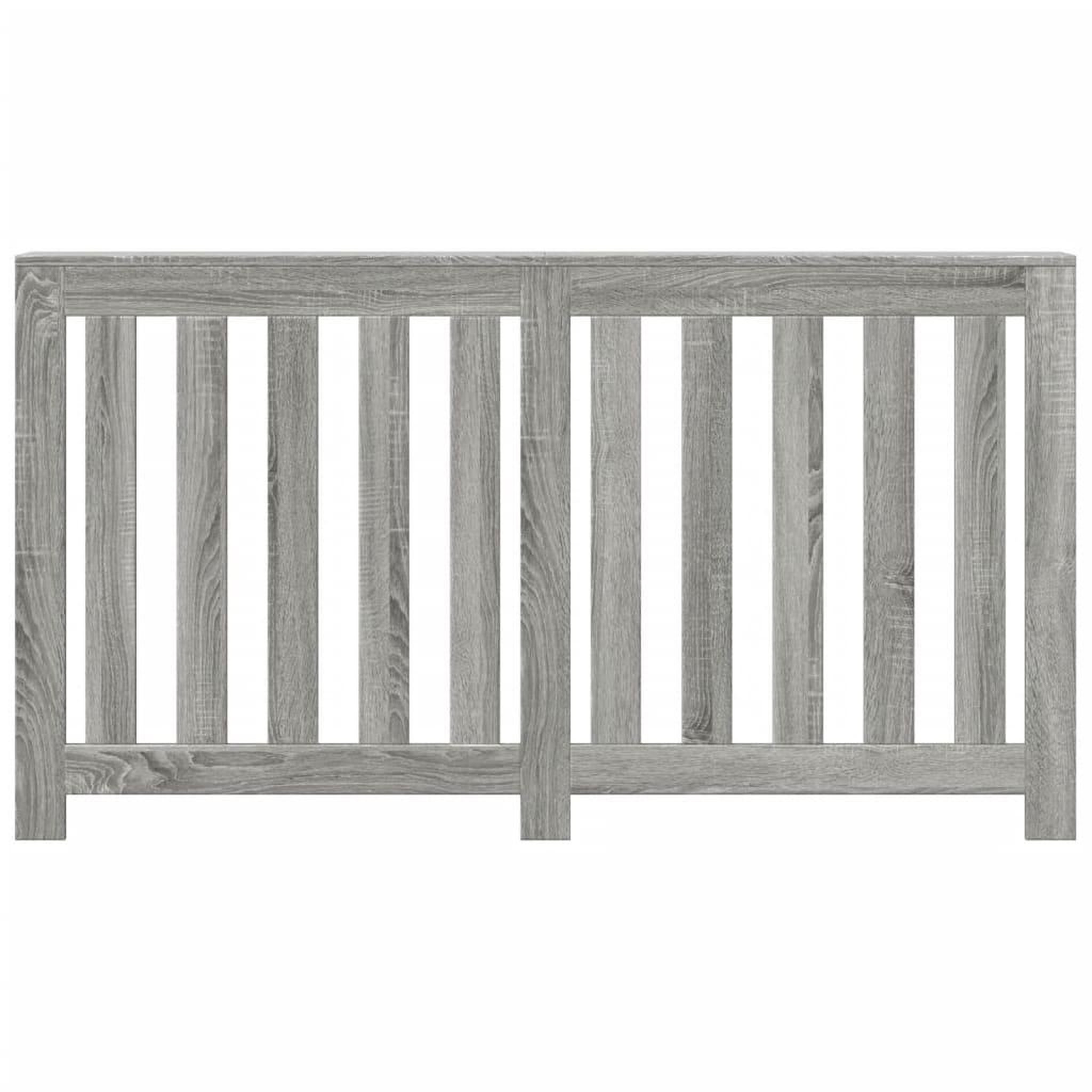 Voir la diapositive 3 : VIDAXL Cache-radiateur sonoma gris 149x20x82 cm bois d'ingenierie