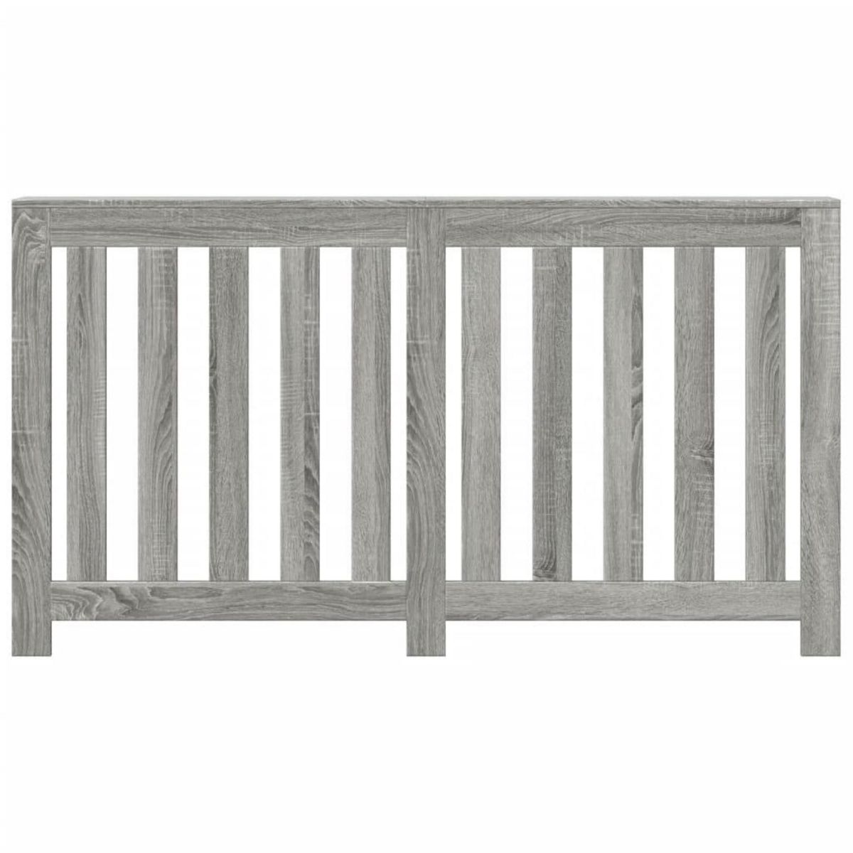 VIDAXL Cache-radiateur sonoma gris 149x20x82 cm bois d'ingenierie