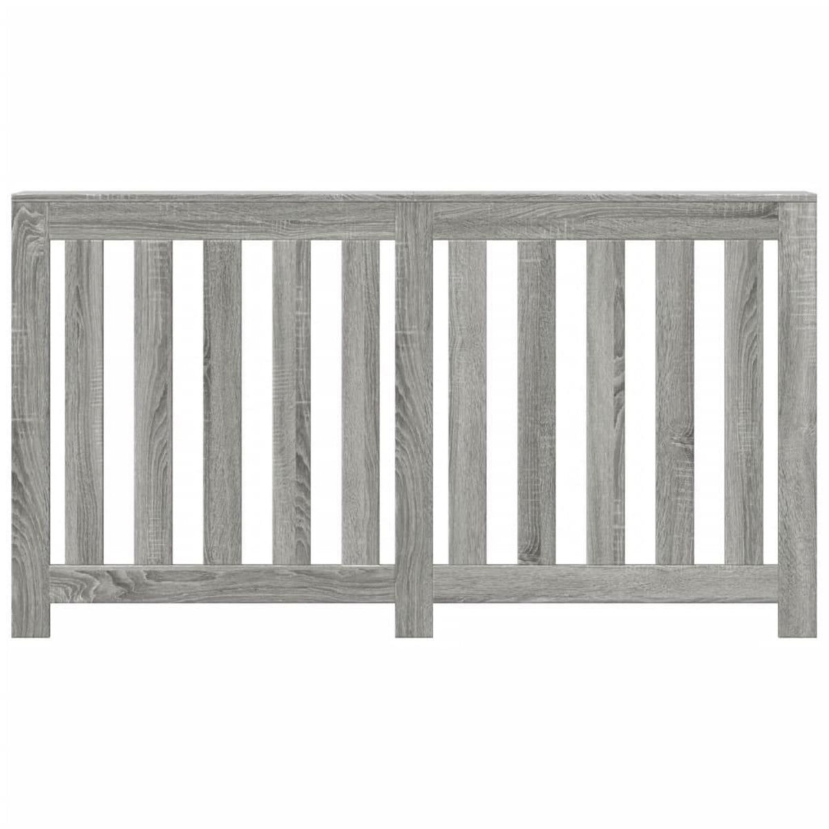 VIDAXL Cache-radiateur sonoma gris 149x20x82 cm bois d'ingenierie