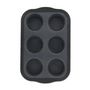 Voir la diapositive 2 : Moule 6 muffins en silicone et fibre de verre