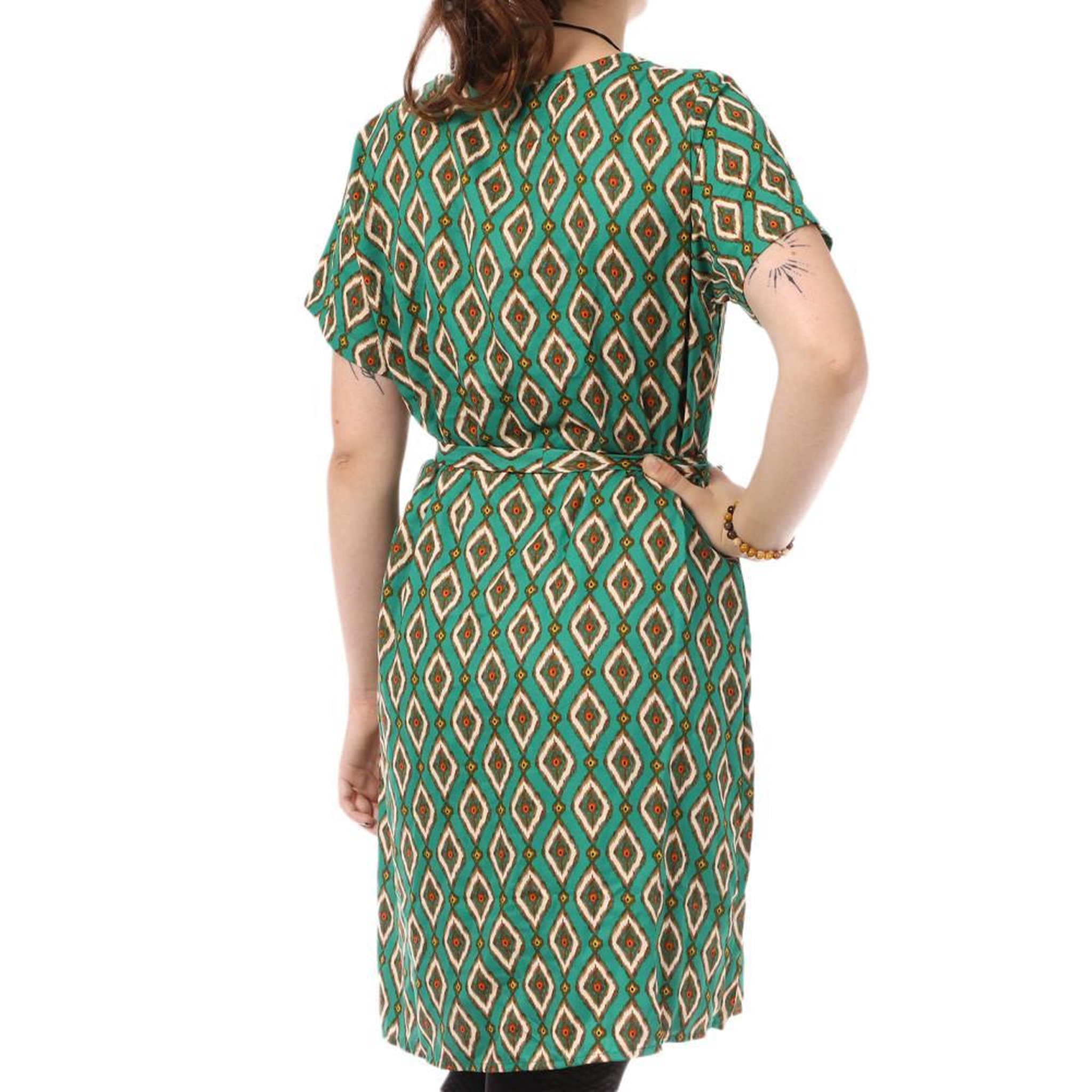 Voir la diapositive 2 : Only Robe à motifs Verte Femme Only Leah