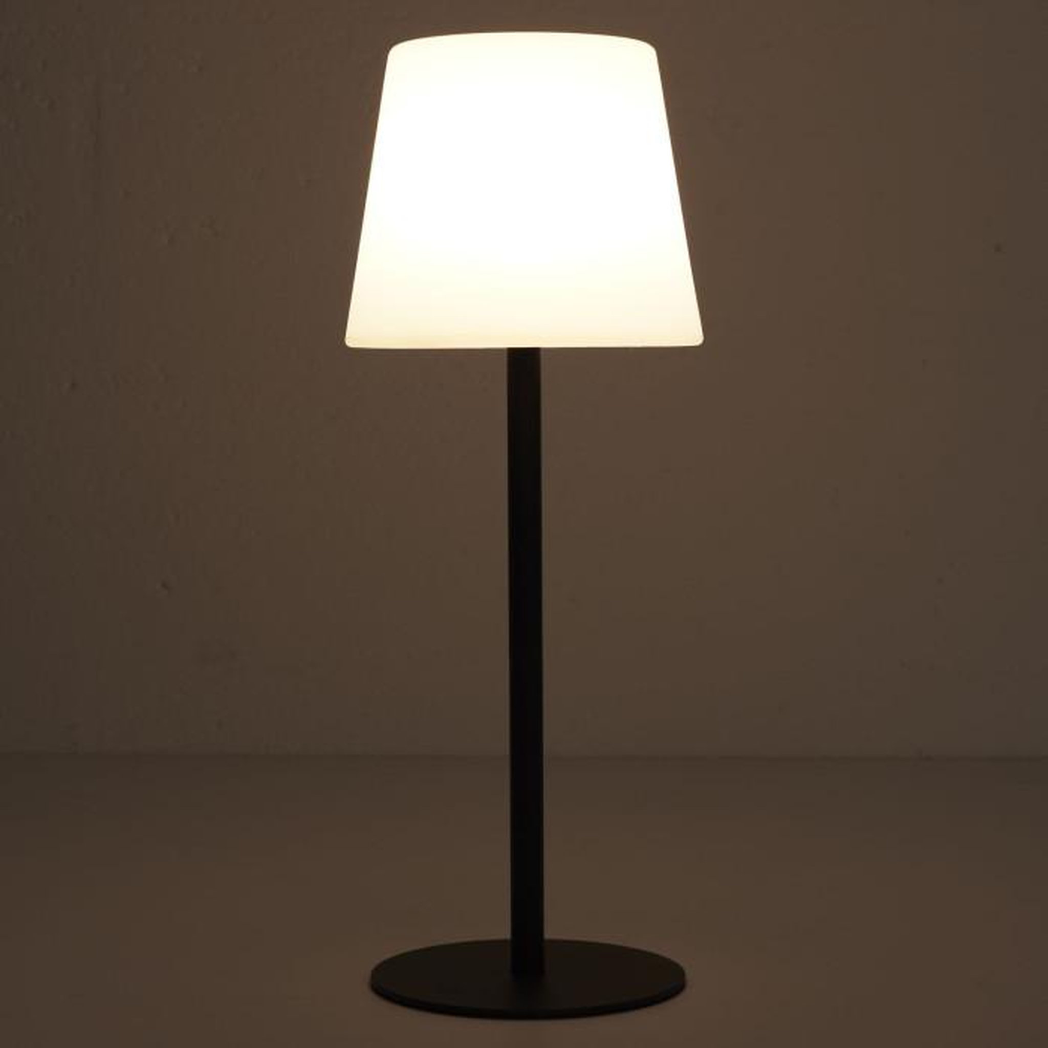 Voir la diapositive 6 : Paris Prix Lampe à Poser Extérieur  Rechargeable  40cm Noir
