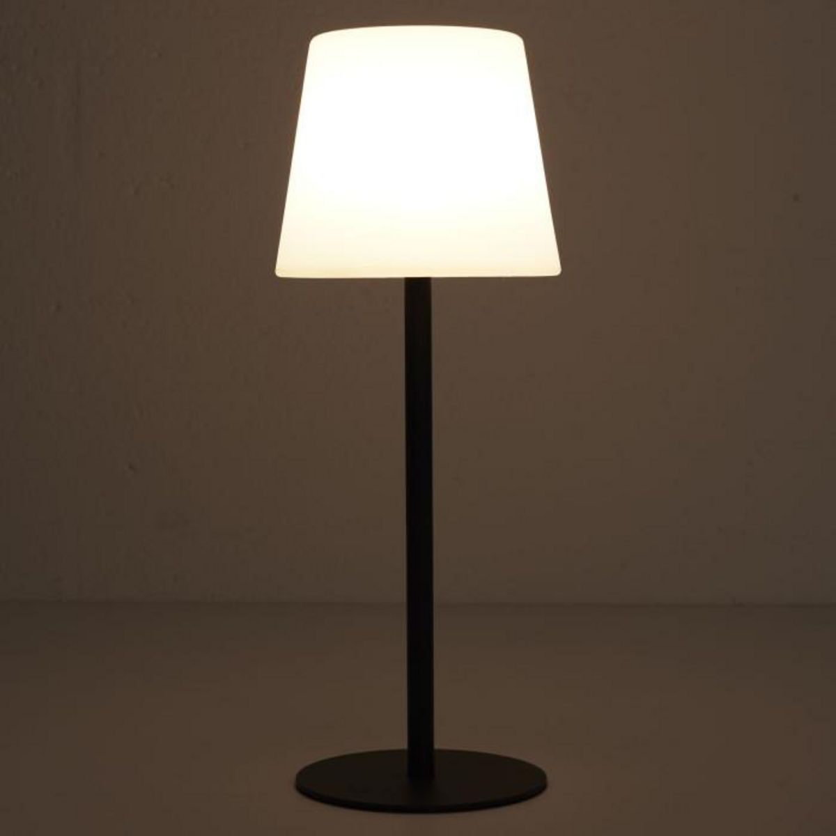 Paris Prix Lampe à Poser Extérieur  Rechargeable  40cm Noir