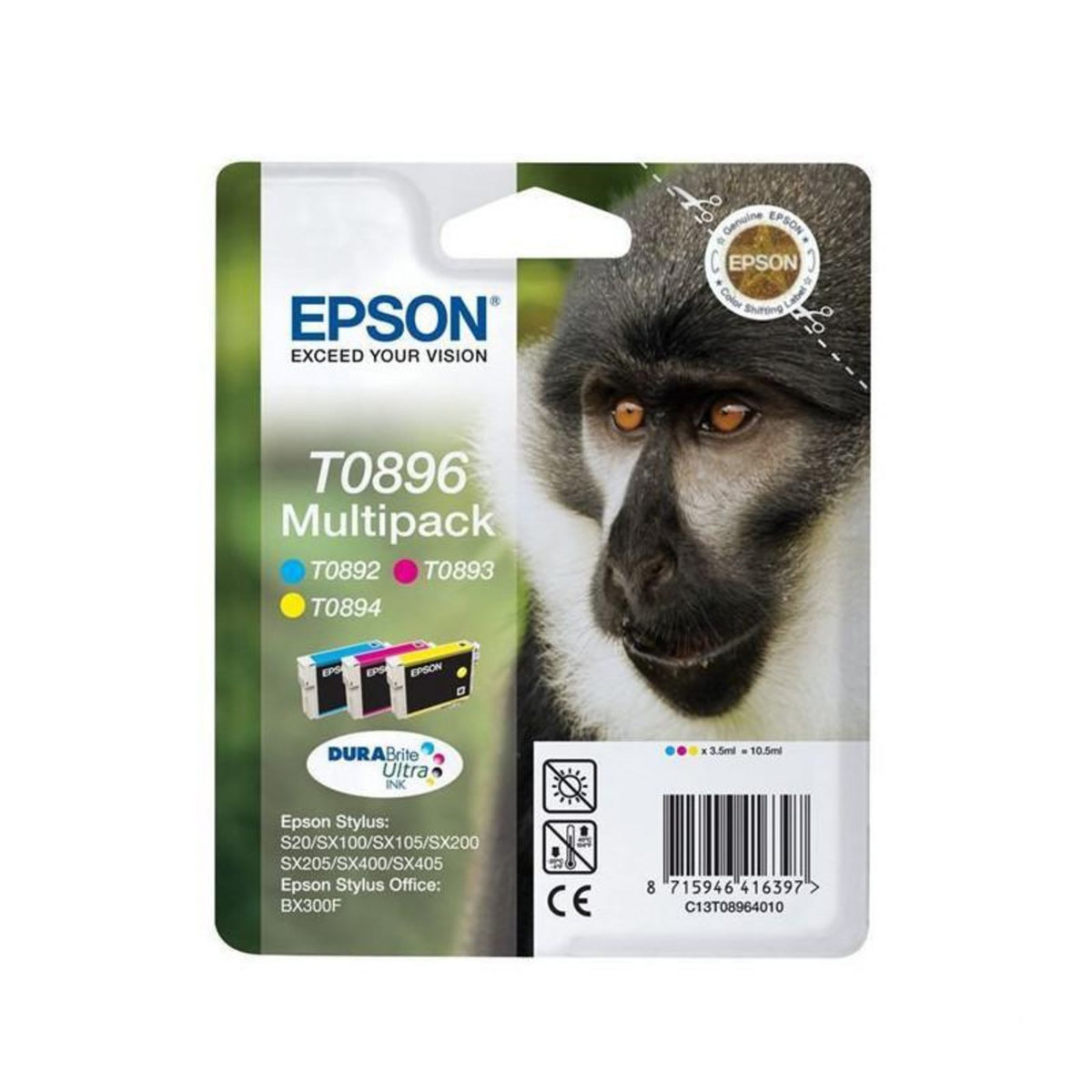 Epson Epson T0895 Singe Cartouche dencre Couleurs