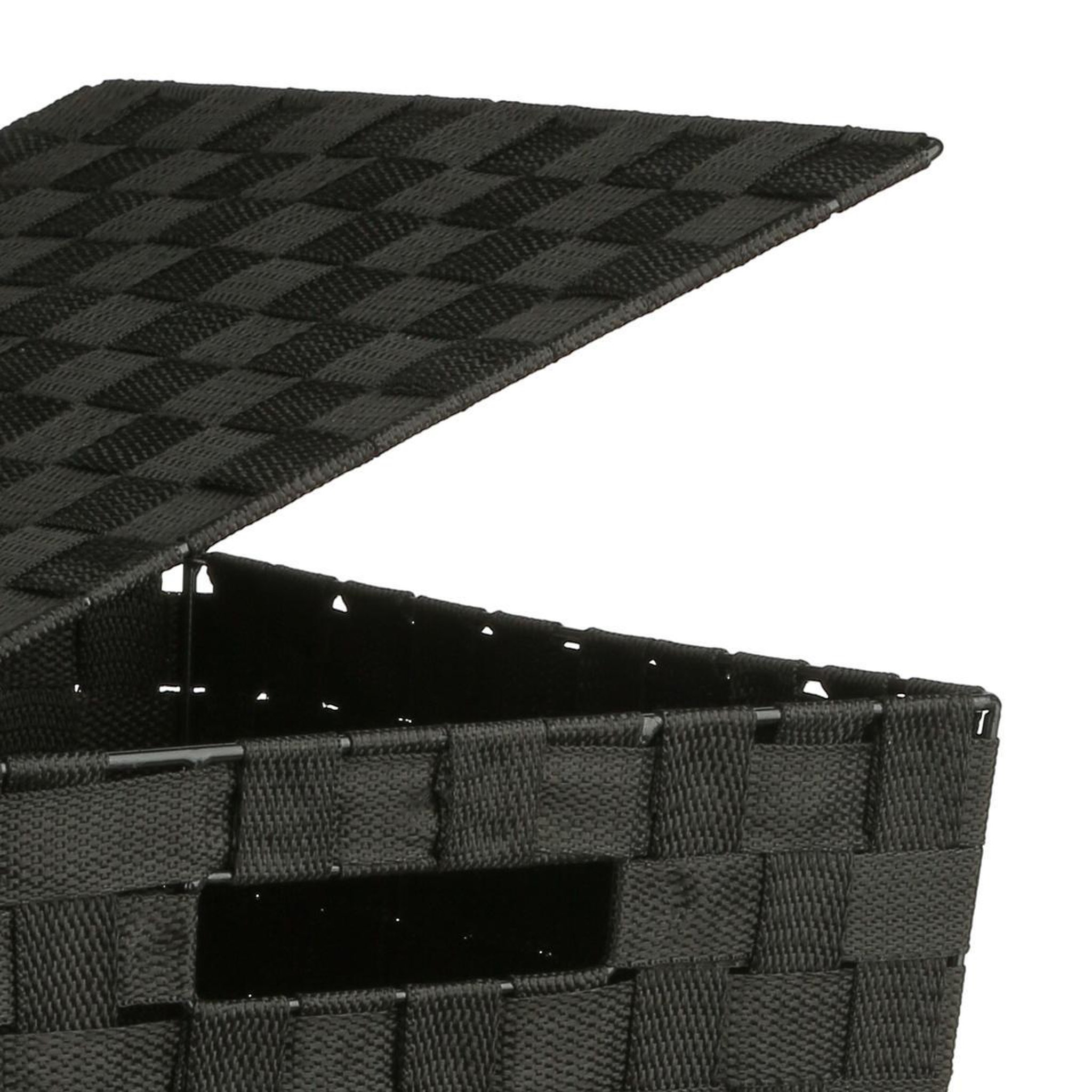 Voir la diapositive 3 : FIVE Panier à linge  lise  53cm noir