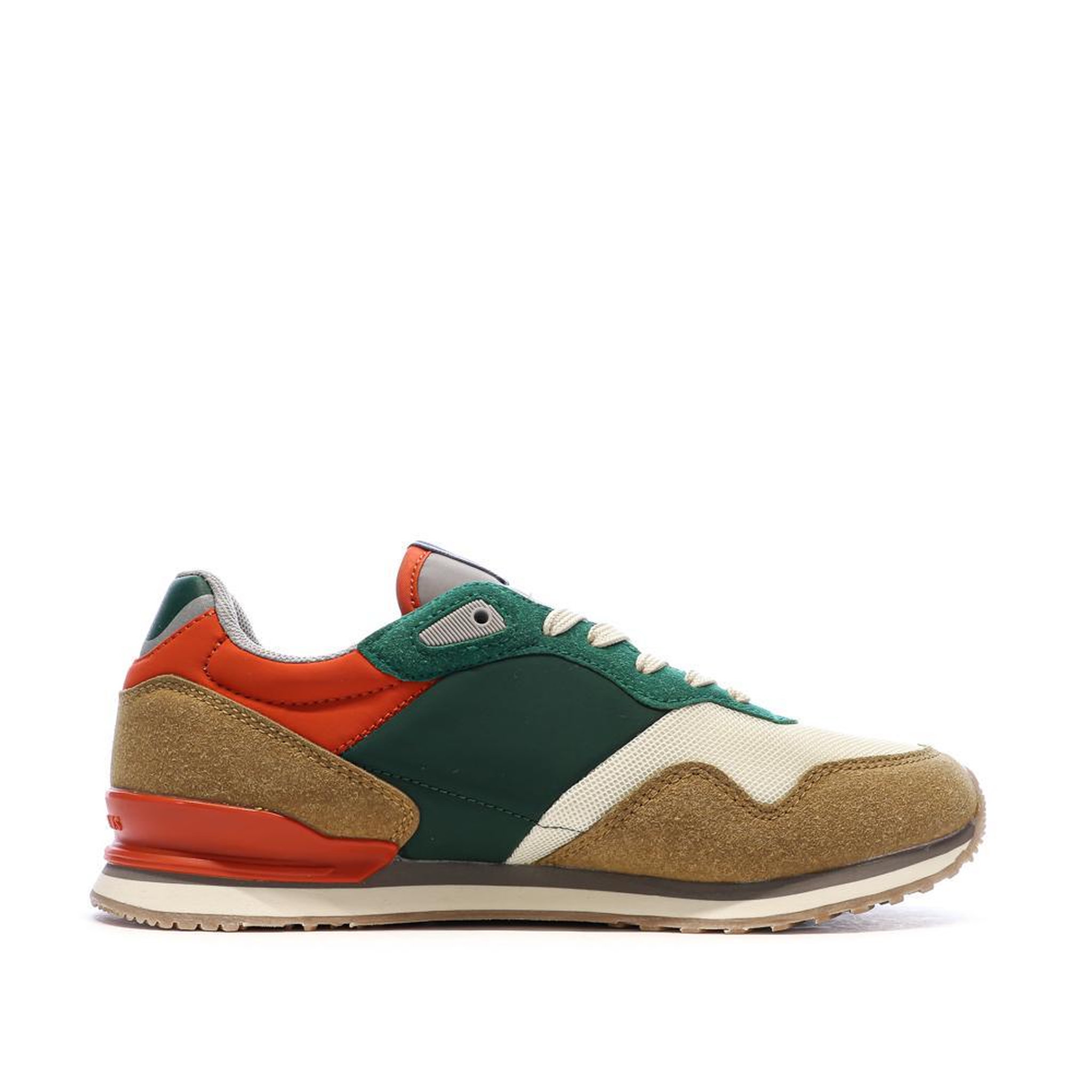 Voir la diapositive 3 : Pepe Jeans Baskets beige/vert homme pepe jeans london life