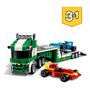 Voir la diapositive 4 : LEGO Creator 31113 - Le transporteur de voitures de course