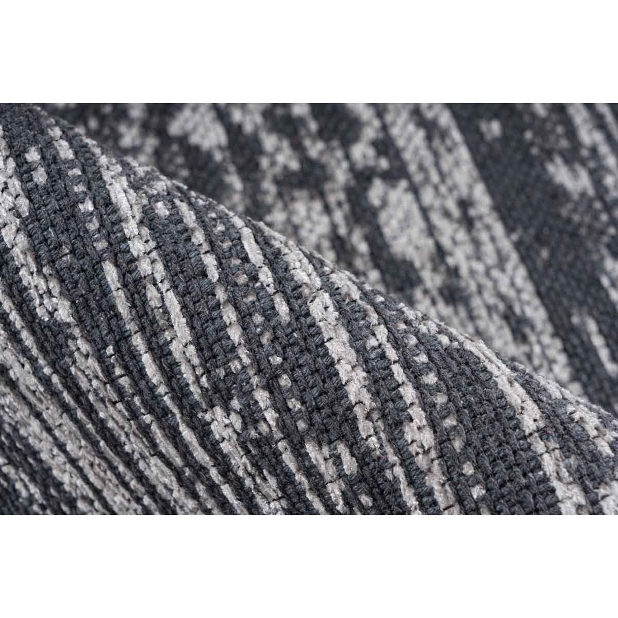 Voir la diapositive 3 : Paris Prix Tapis Tissé à Poils Plats Vintage  Kalevi  Gris