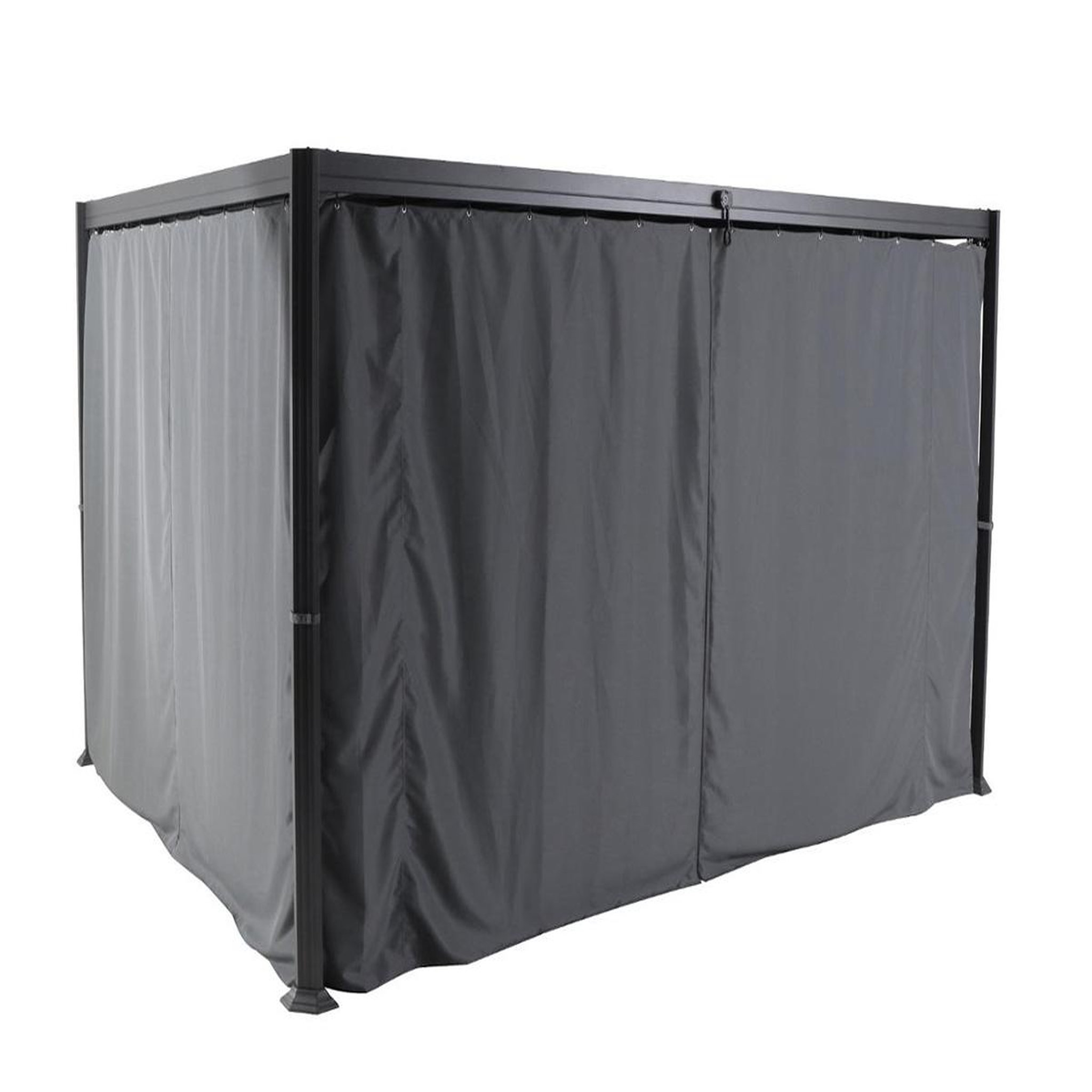 Voir la diapositive 2 : HESPERIDE Jeu de 4 rideaux pour tonnelle belize 3 x 3,8 m - hesperide