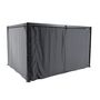 Voir la diapositive 2 : HESPERIDE Jeu de 4 rideaux pour tonnelle Belize 3 x 3,8 m - Hesperide