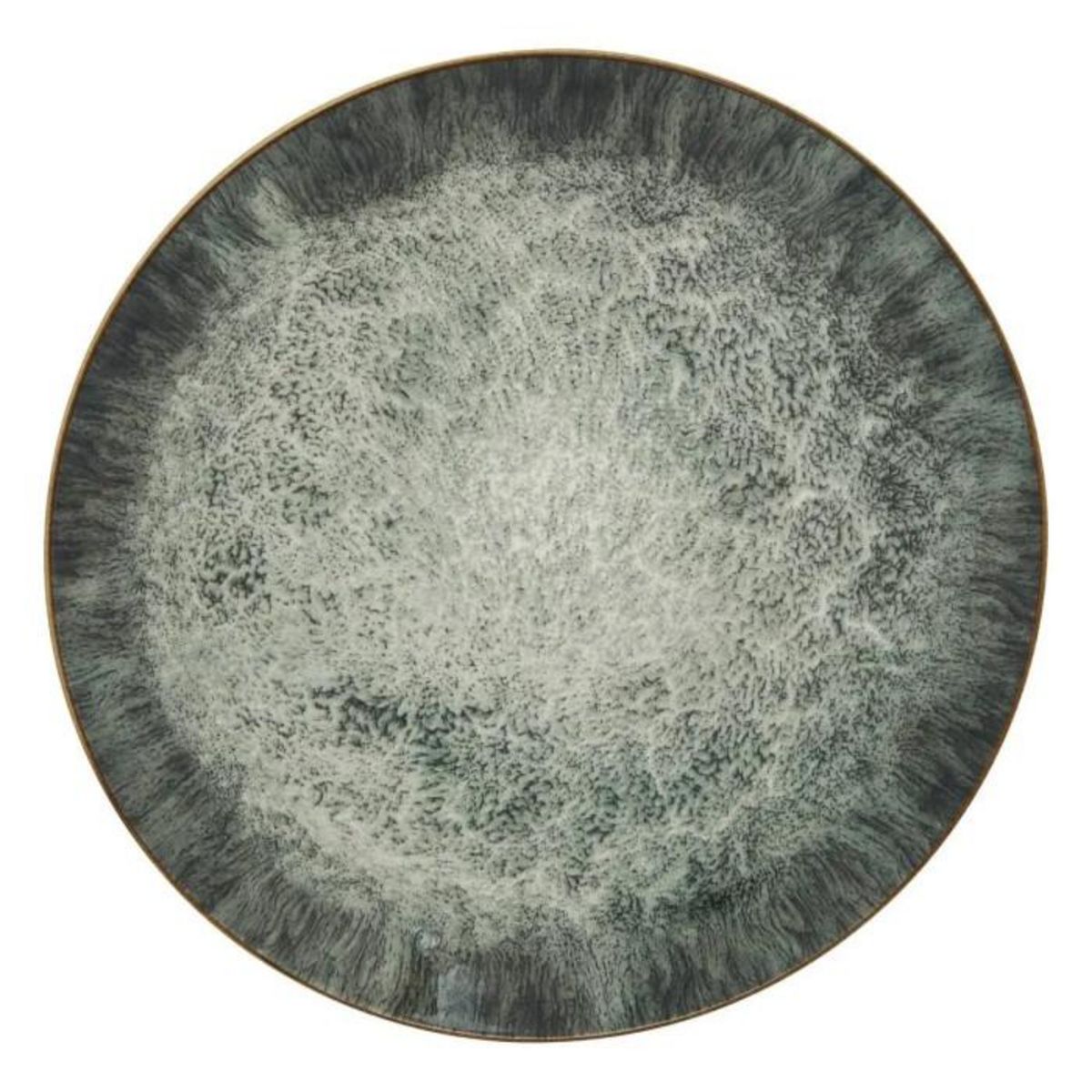 SECRET DE GOURMET Service de Table 12 Pièces  Juliette  26cm Vert