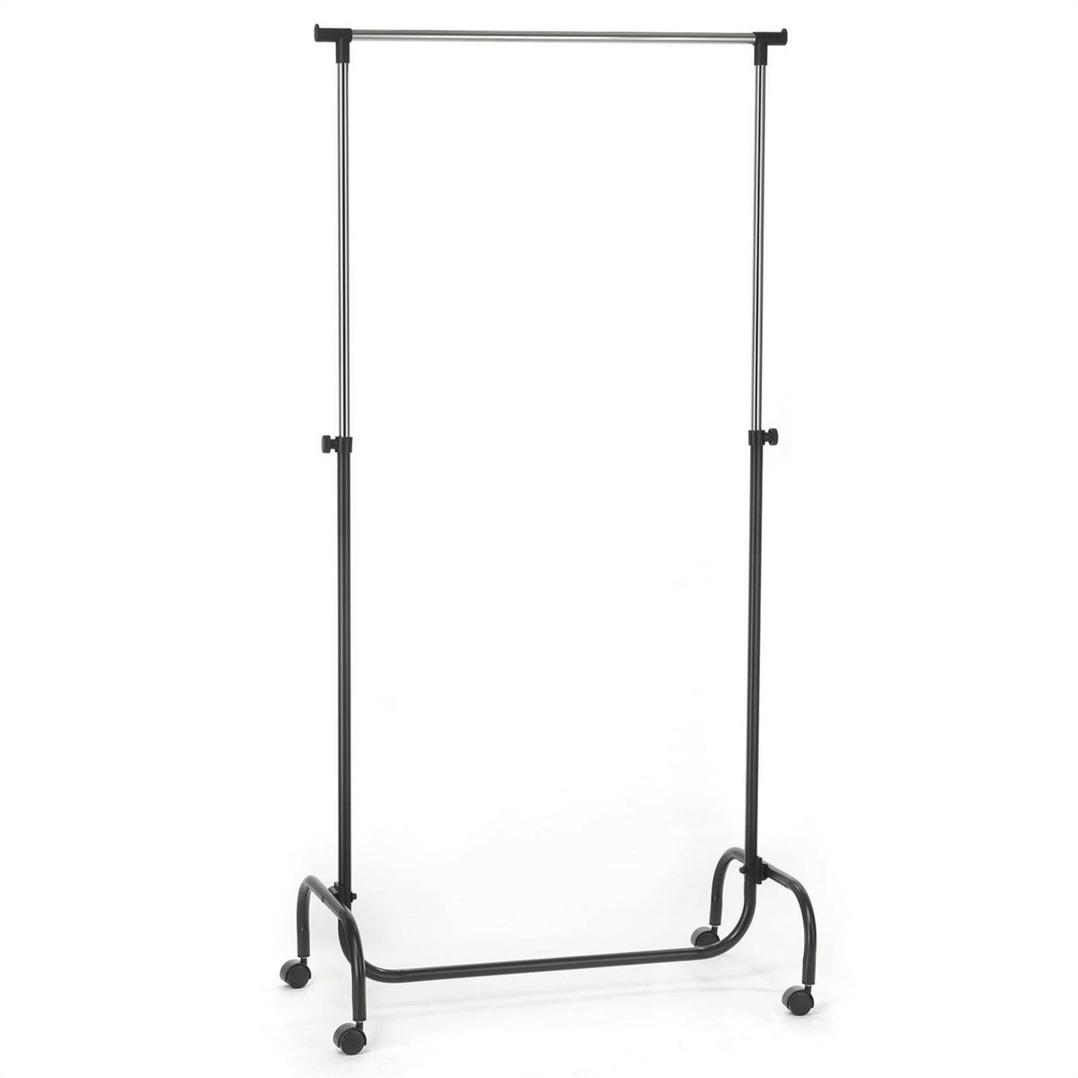 IDIMEX Portant à vêtements TIGER, en métal chromé