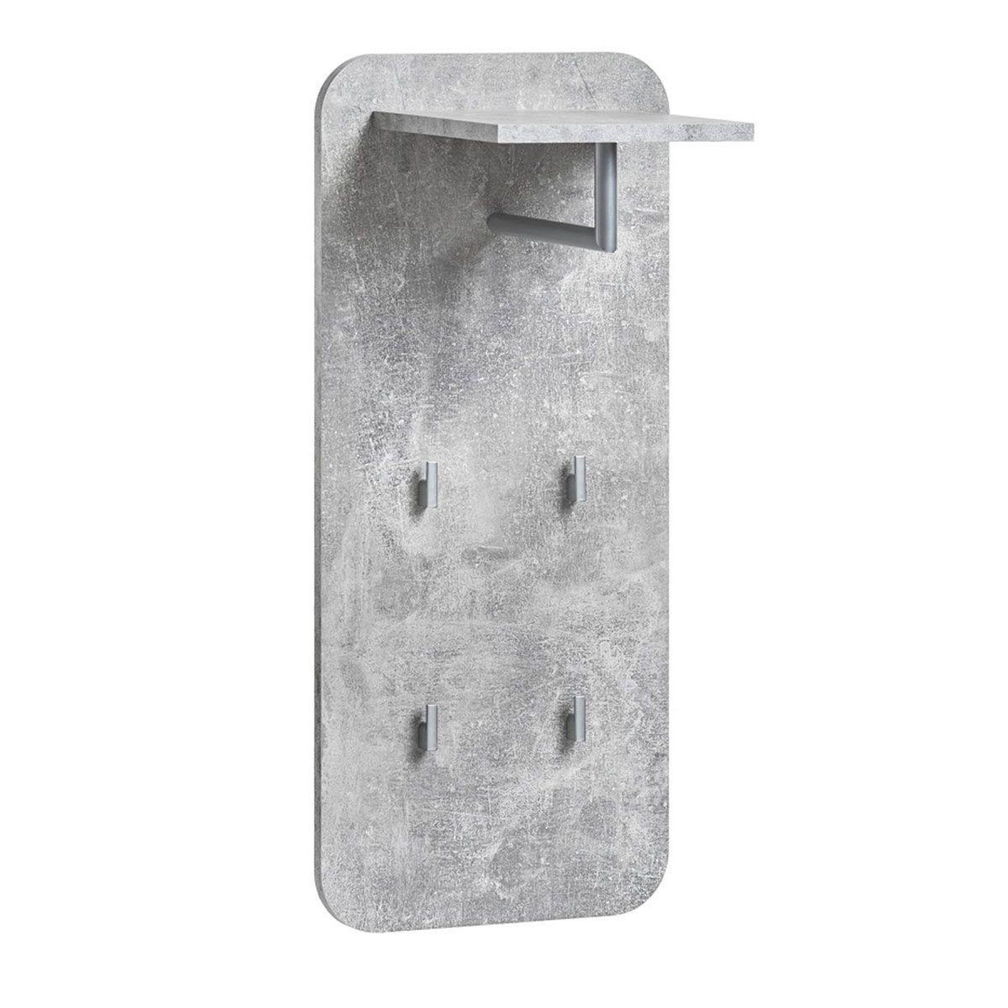 Paris Prix Étagère & penderie design 'wally  80cm argent