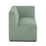 Voir la diapositive 1 : LISA DESIGN Nova - module d'assise droit - en velours