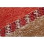 Voir la diapositive 3 : Paris Prix Tapis Jacquard à Poils Courts  Blaze  Rouge