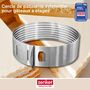 Voir la diapositive 2 : ZENKER Ensemble de 2 Cercles à pâtisserie pour trancher les gâteaux en étages 26 à 28 cm Zenker Smart Pastry