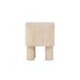 Voir la diapositive 4 : Paris Prix Table d'Appoint Effet Travertin  Klirou  50cm Beige