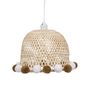 Voir la diapositive 1 : ATMOSPHERA Suspension bambou pompons