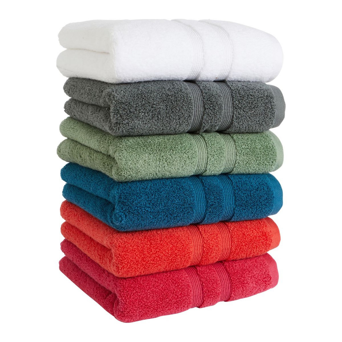 ACTUEL Drap de bain uni en coton 500 g/m²