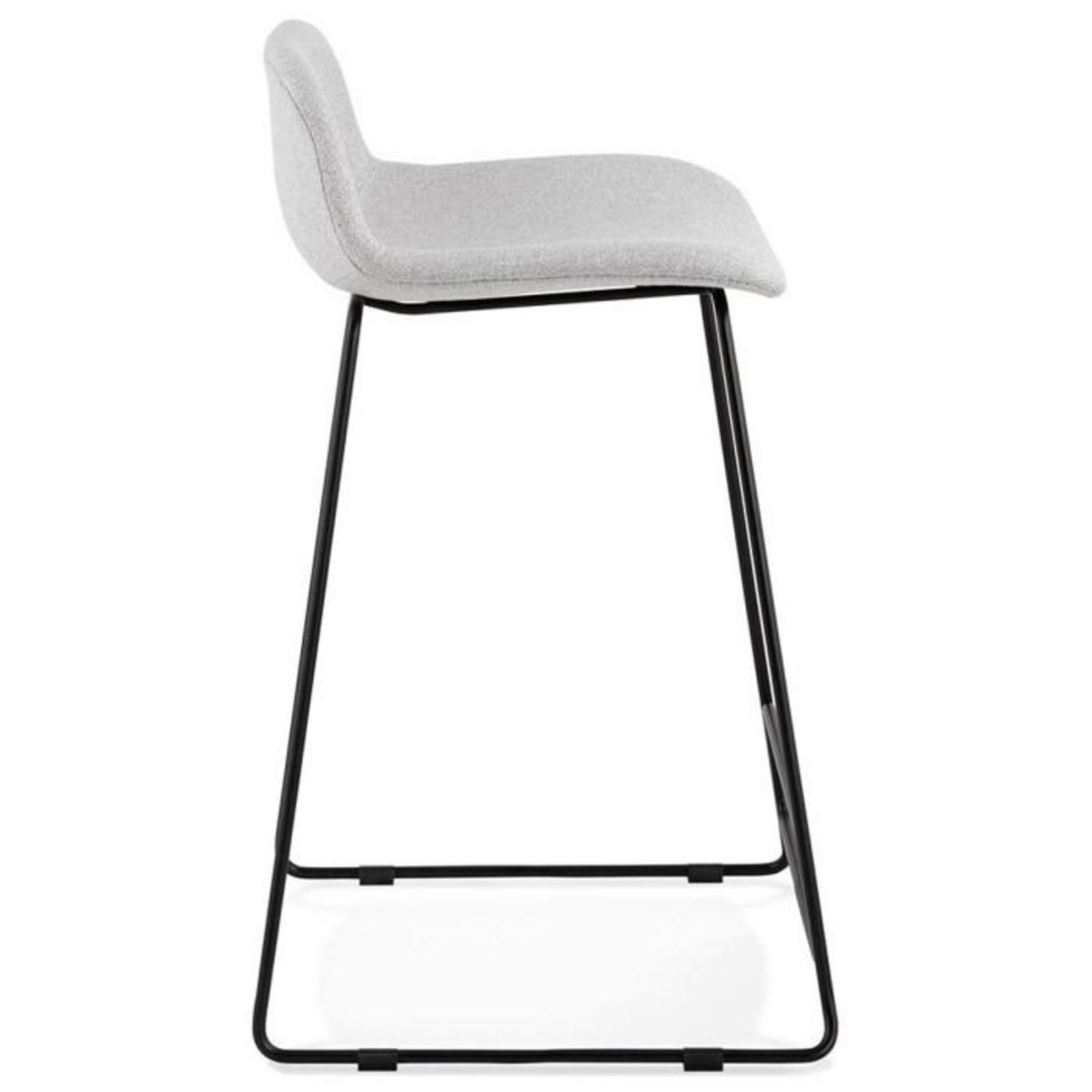 Paris Prix Tabouret de Bar Design  Sochi  85cm Gris & Noir