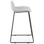 Voir la diapositive 3 : Paris Prix Tabouret de Bar Design  Sochi  85cm Gris & Noir