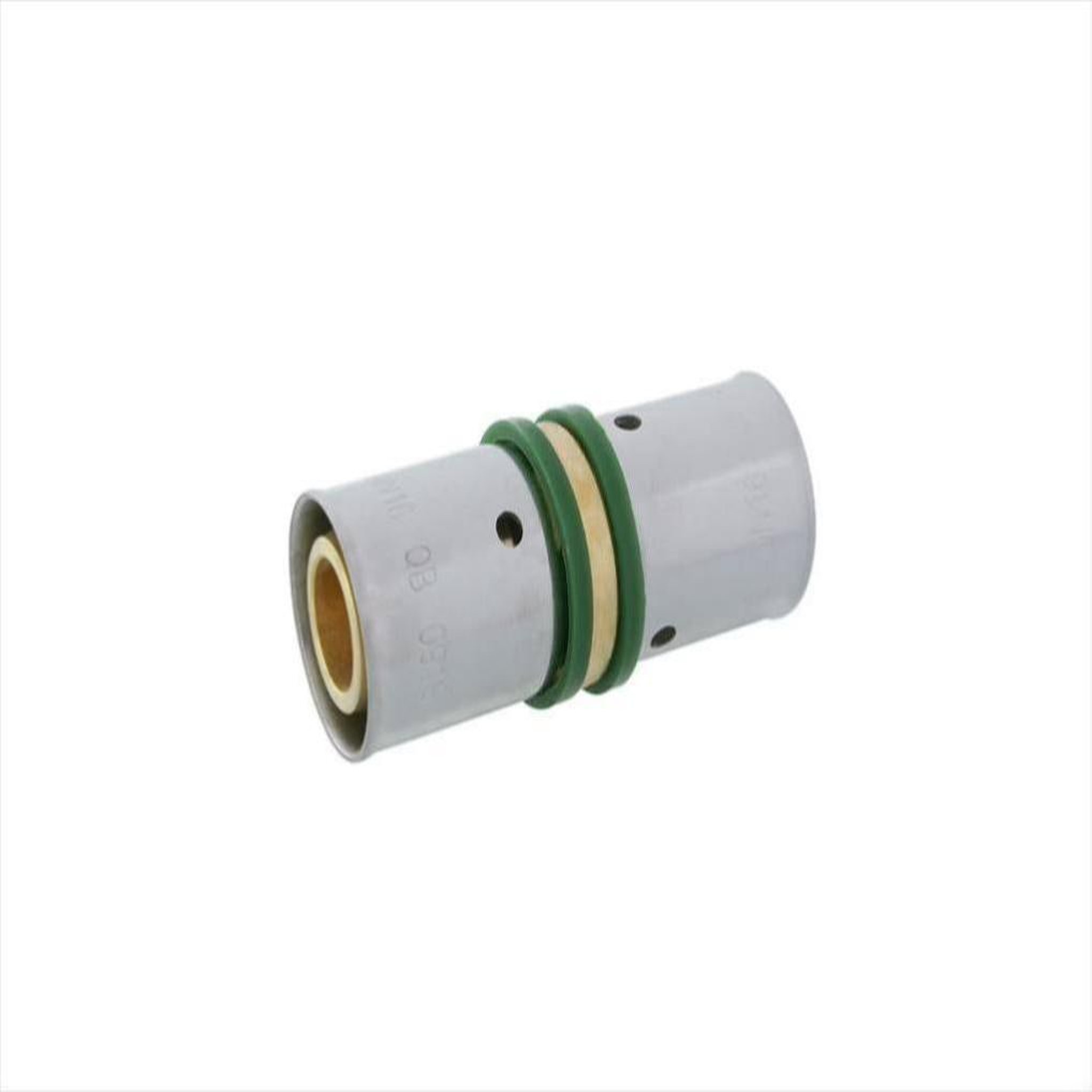 CENTRALE BRICO Raccord droit à sertir laiton D.16 pour tube en per