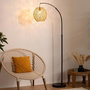 Voir la diapositive 3 : ATMOSPHERA Lampadaire Arc Design  Raahe  180cm Noir