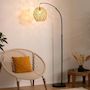 Voir la diapositive 3 : ATMOSPHERA Lampadaire Arc Design  Raahe  180cm Noir
