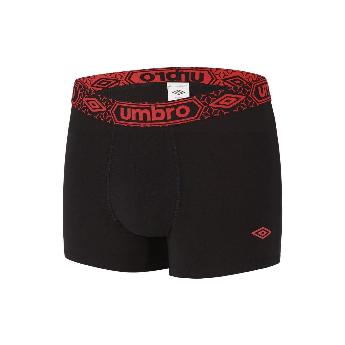 UMBRO Lot de 4 Boxers coton homme uni ceinture