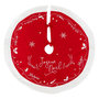 Voir la diapositive 1 : FEERIC LIGHT & CHRISTMAS Tapis pour Sapin  Traineau  90cm Rouge & Blanc